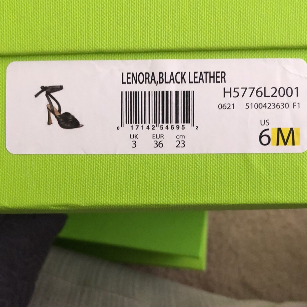 Sam Edelman Black Leather Heel Lenora - Picture 5 of 10